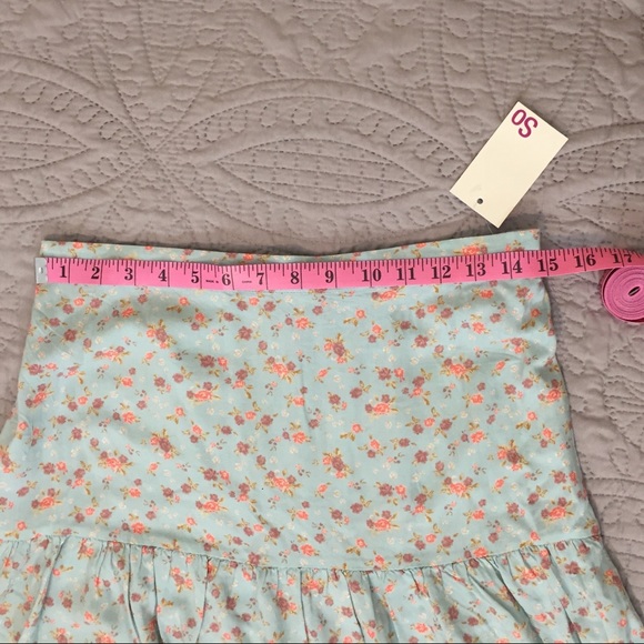 SO NWT Blue Tiered Midi Skirt - Picture 8 of 9